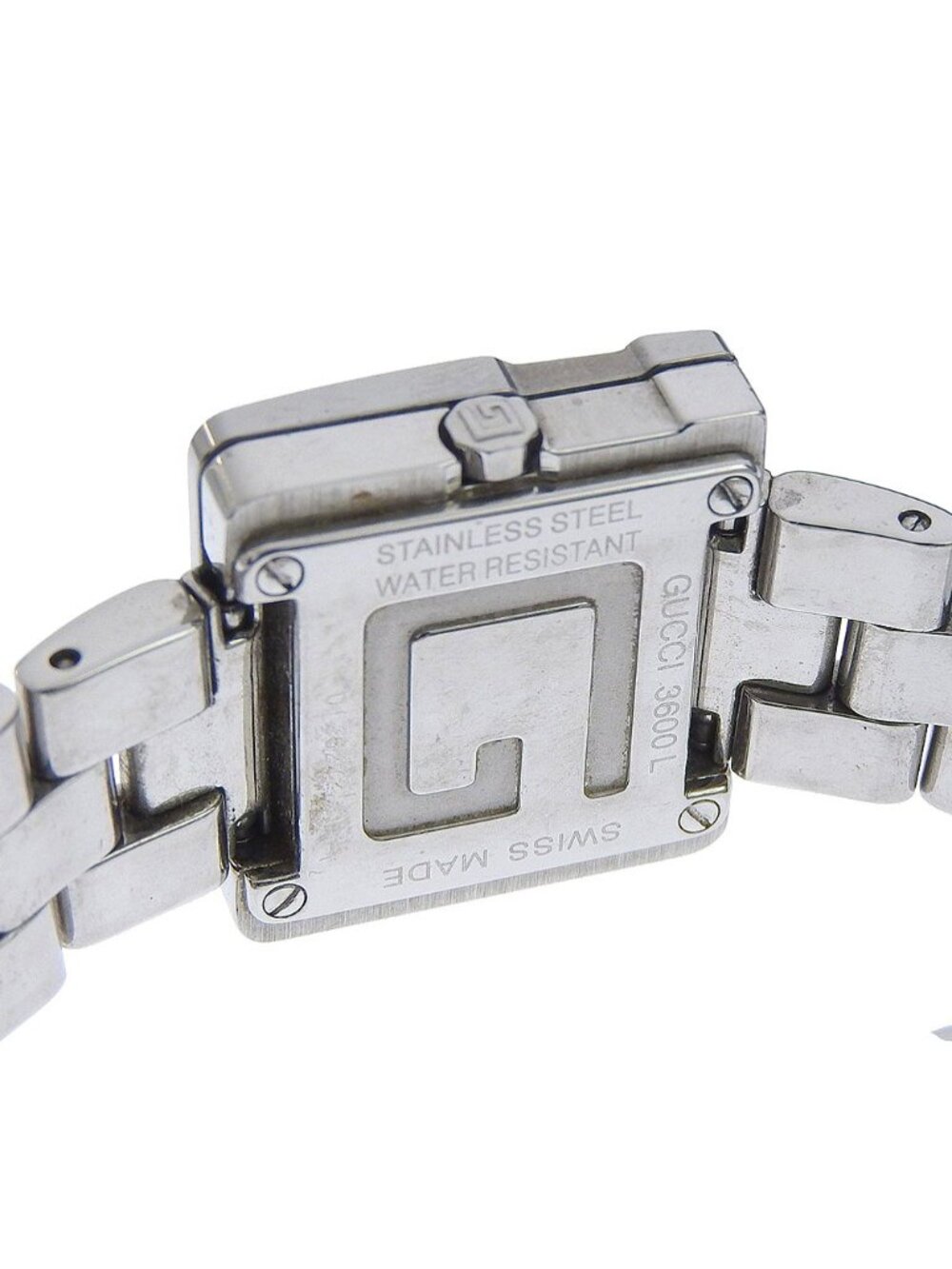 Gucci Stainless Steel Quartz Analog Display Black Dial Watch - Picture 6 of 8